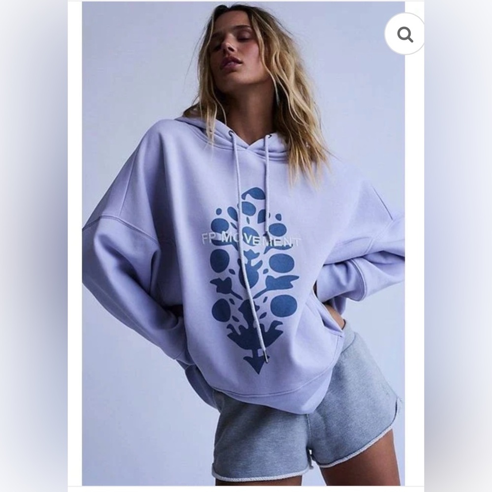 Free People Movement Sprint to the Finish Logo Hoodie